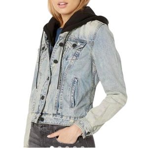 BLANK NYC Denim Jacket with Hood